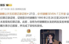 何健麒无犯罪记录证明力证清白，前女友涉毒举报遭驳斥